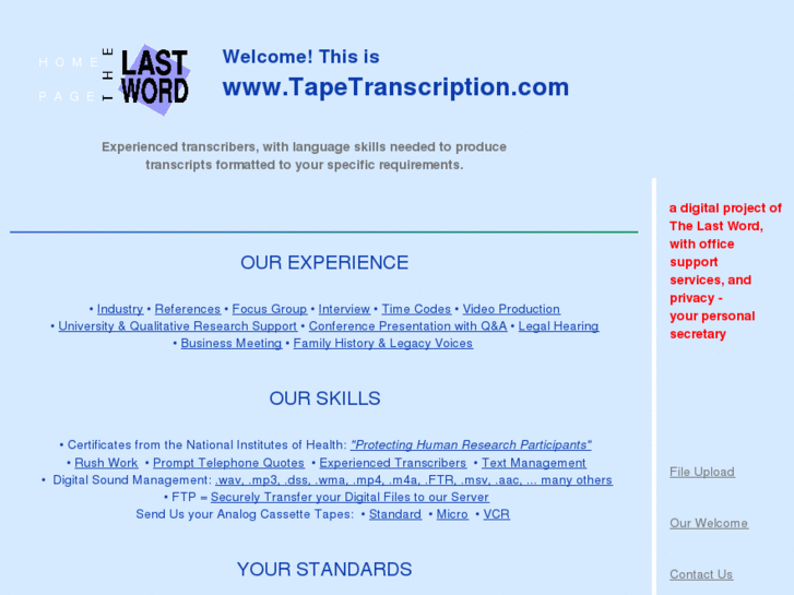 www.tapetranscription.com