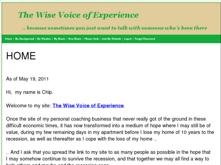 www.thewisevoiceofexperience.com