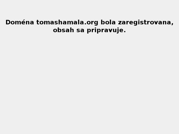 www.tomashamala.org