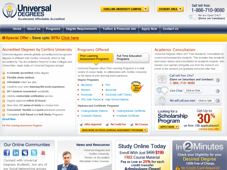 www.uniiversaldegrees.com