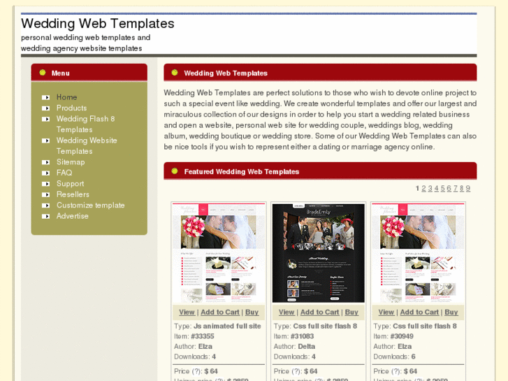 www.wedding-web-templates.com
