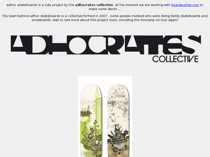 www.adhocskateboards.com