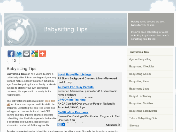 www.babysittingtips.net