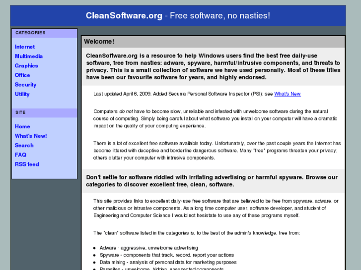 www.cleansoftware.org