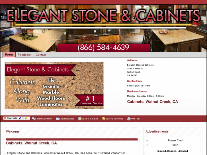 www.elegantstoneandcabinets.com