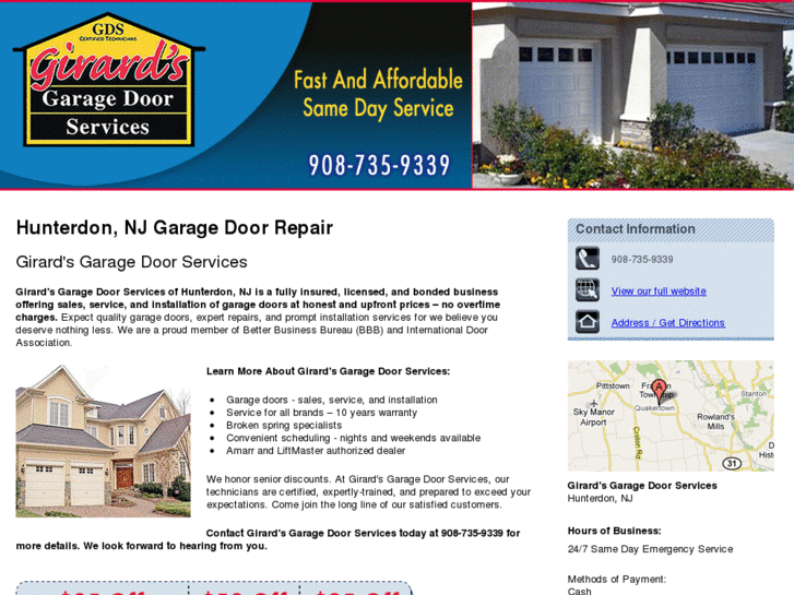 www.garagedoorrepairhunterdoncountynj.com