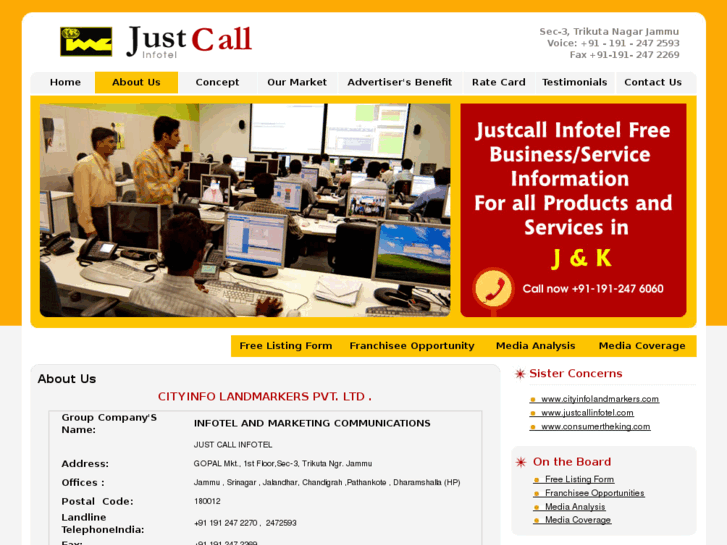 www.justcallinfotelindia.com