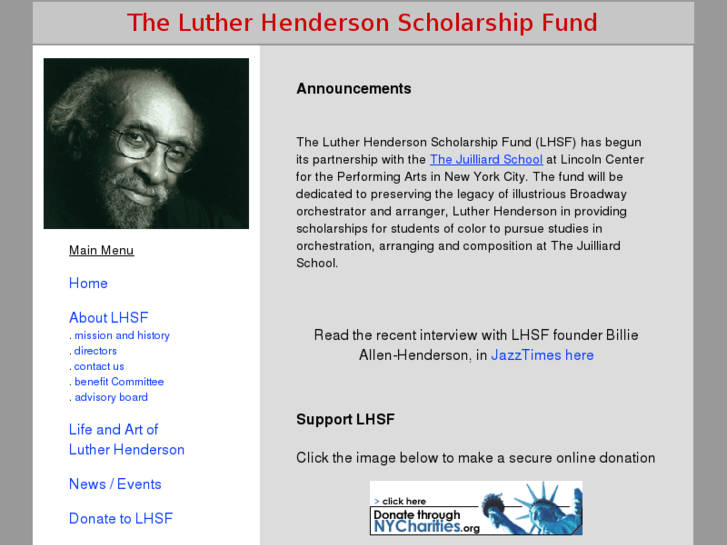 www.lutherhendersonscholarshipfund.com