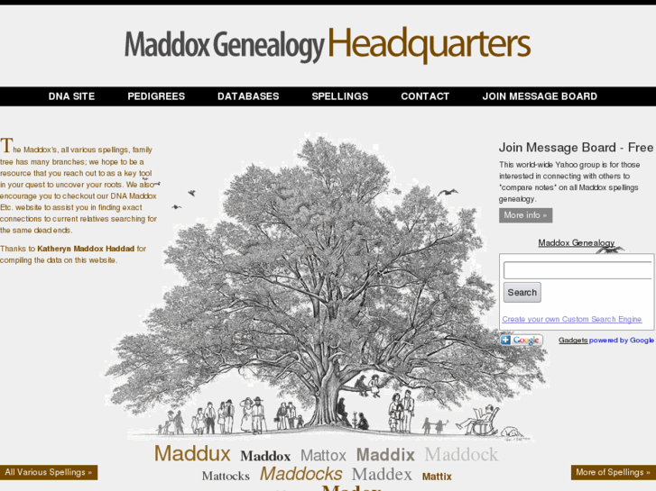 www.maddoxgenealogy.com