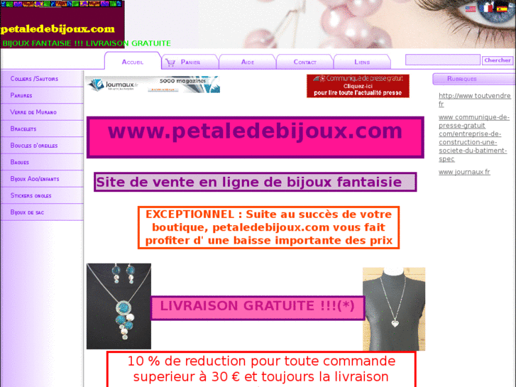 www.petaledebijoux.com