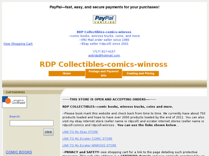 www.rdpcollectibles-comics-winross.com