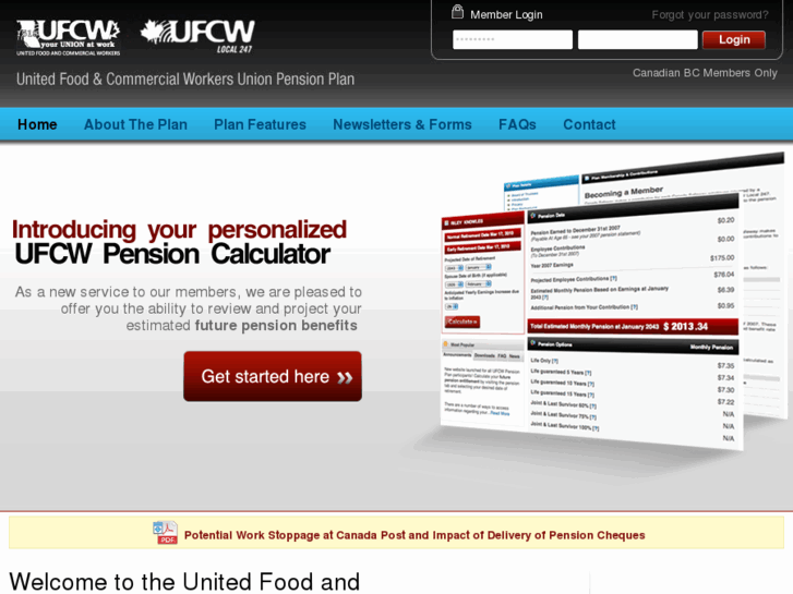 www.ufcwpensionplan.com