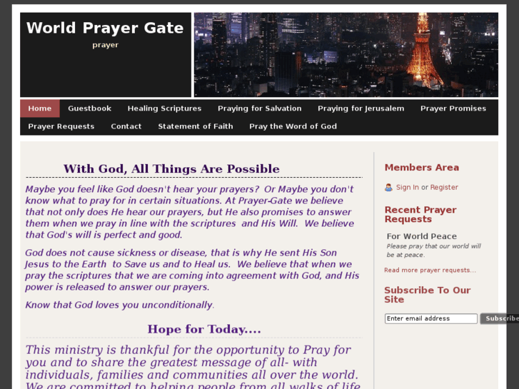 www.worldprayergate.com