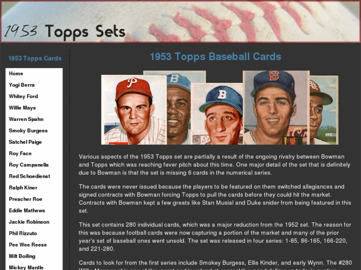 www.1953toppsset.com