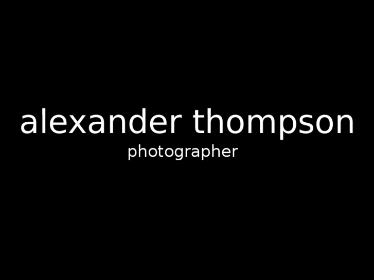 www.alexanderthompson.net