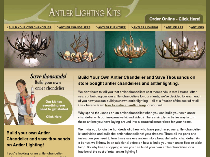 www.antlerlightingkits.com