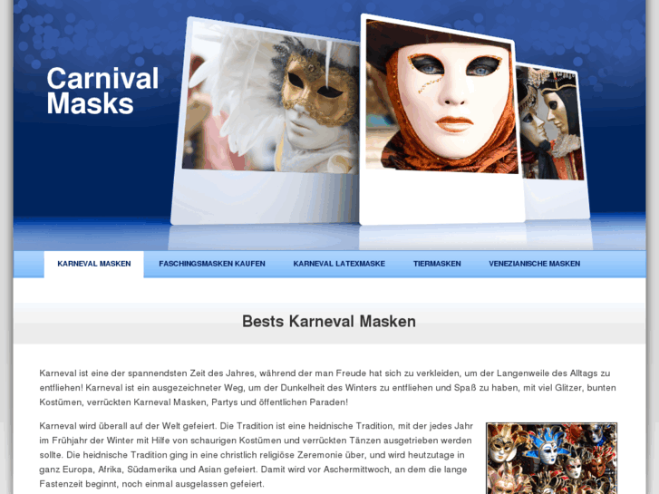 www.bestekarnevalmasken.de