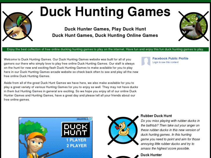 www.duckhuntinggames.org