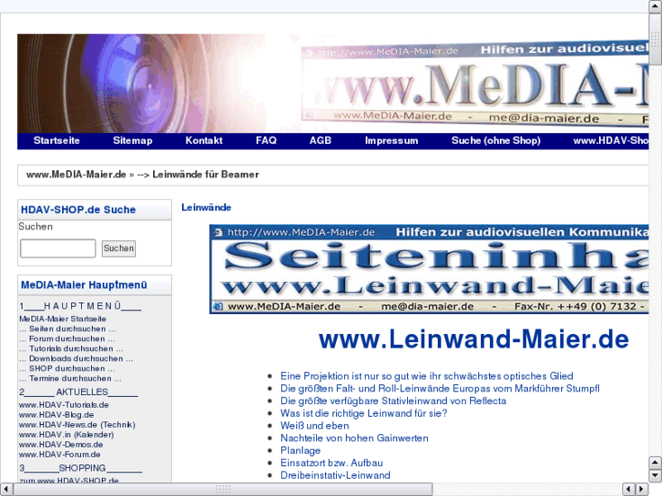 www.leinwand-maier.de