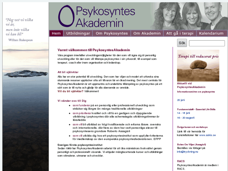 www.psykosyntesakademin.se