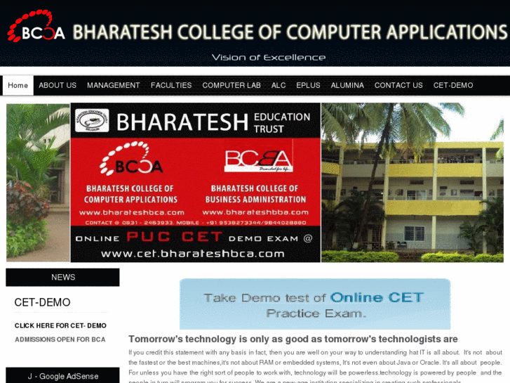 www.bharateshbca.com