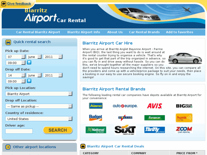 www.biarritzairportcarhire.net