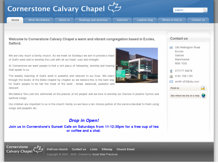 www.cornerstonecalvarychapel.co.uk