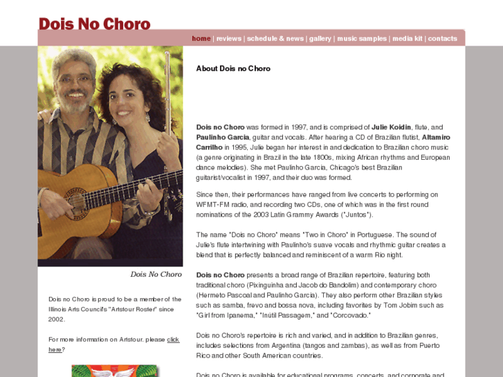 www.doisnochoro.com