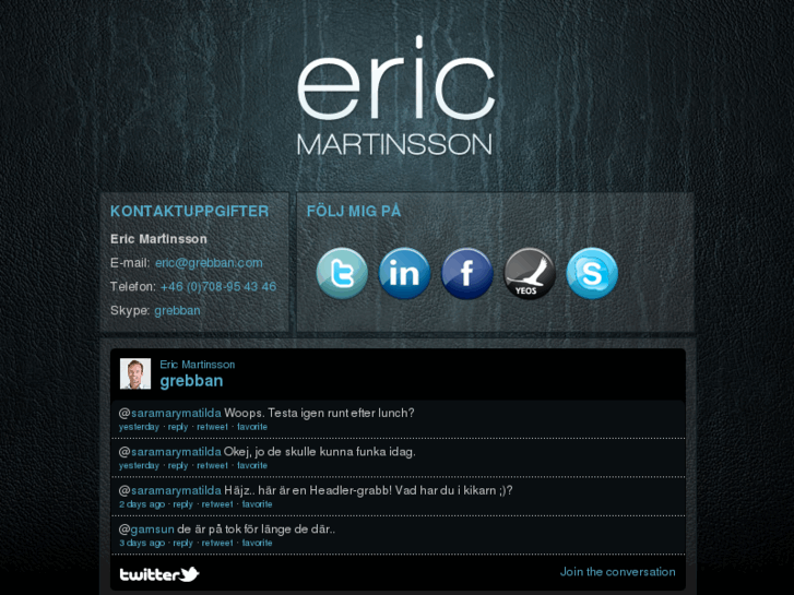 www.ericmartinsson.se