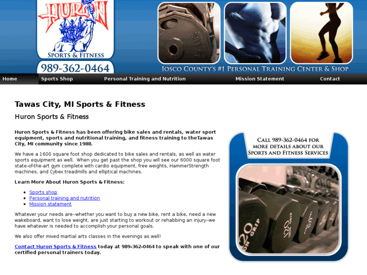 www.huronsportsandfitness.com
