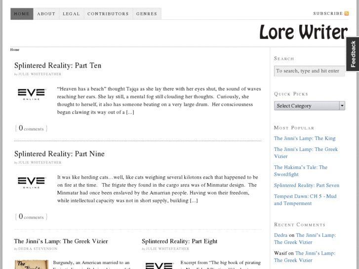 www.lore-writer.com