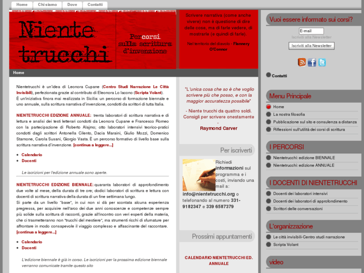 www.nientetrucchi.org