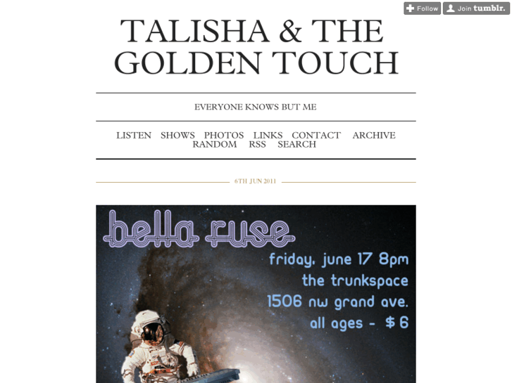 www.talishaandthegoldentouch.com