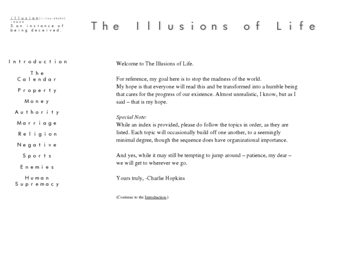 www.theillusionsoflife.com