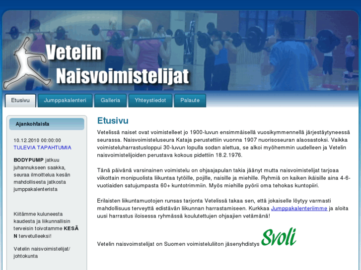 www.vetelinnaisvoimistelijat.com