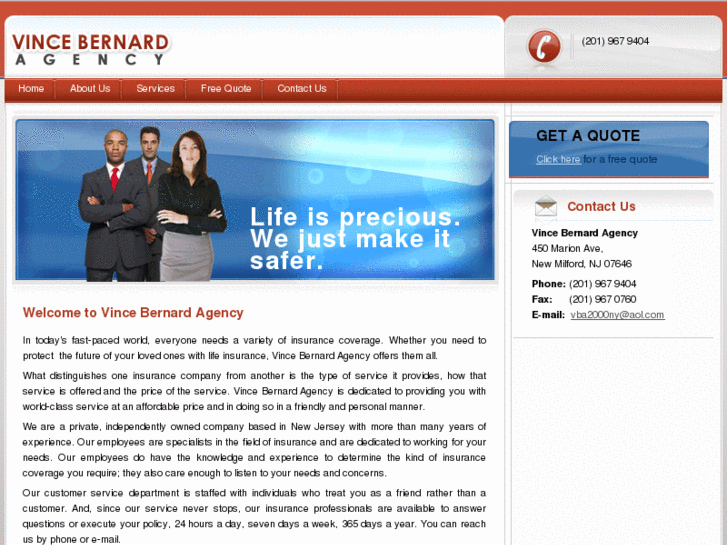 www.vincebernardagency.com