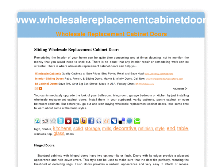 www.wholesalereplacementcabinetdoors.com