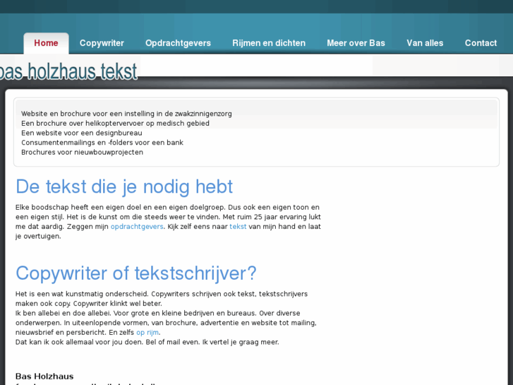 www.basholzhaustekst.nl