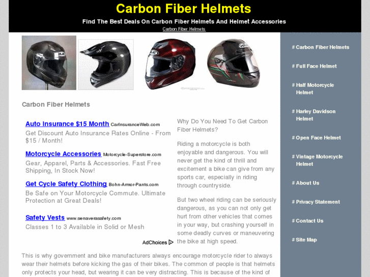 www.carbonfiberhelmets.org