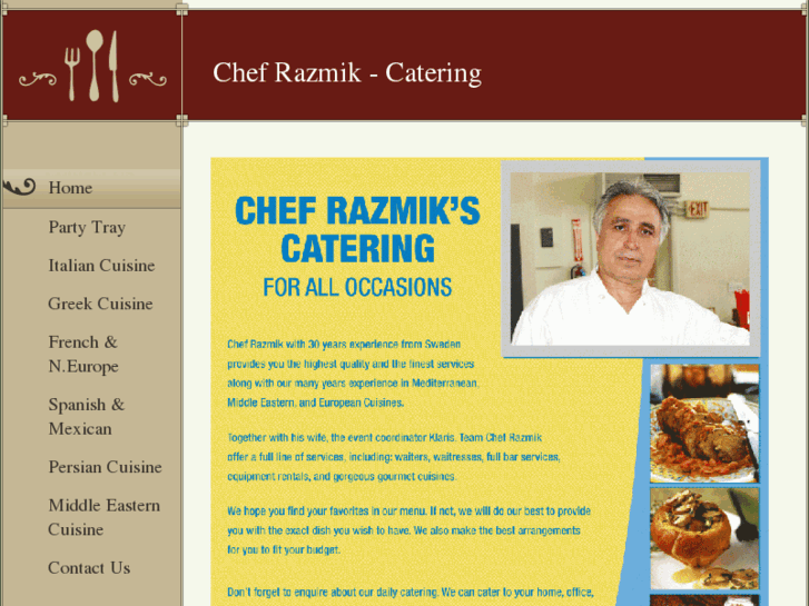 www.chefrazmikcatering.com