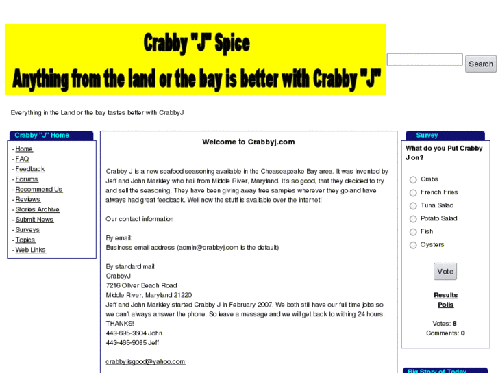 www.crabbyjspicebrothers.com