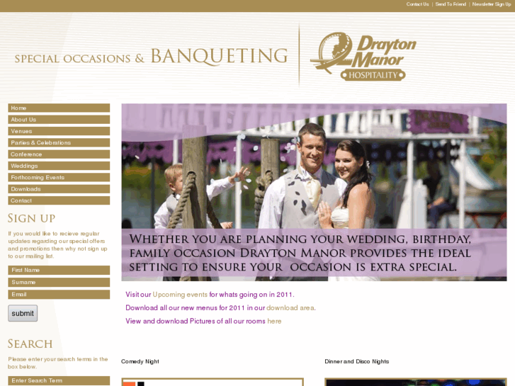 www.draytonmanorbanqueting.com