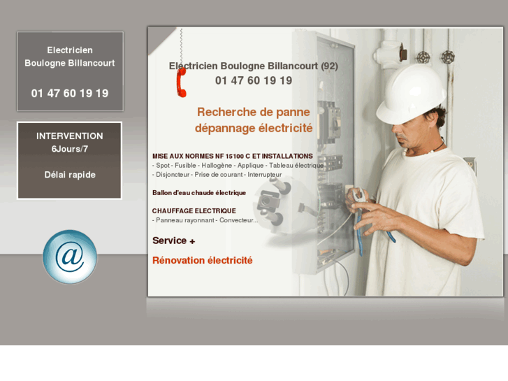 www.electricienboulognebillancourt.com