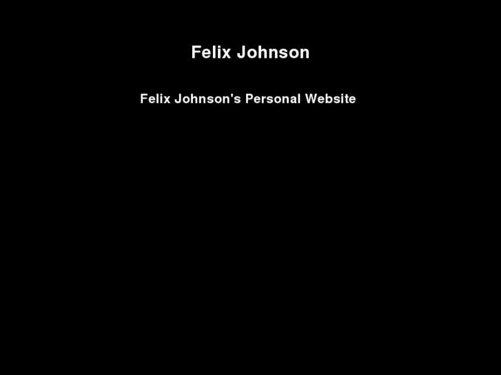 www.felixjohnson.com
