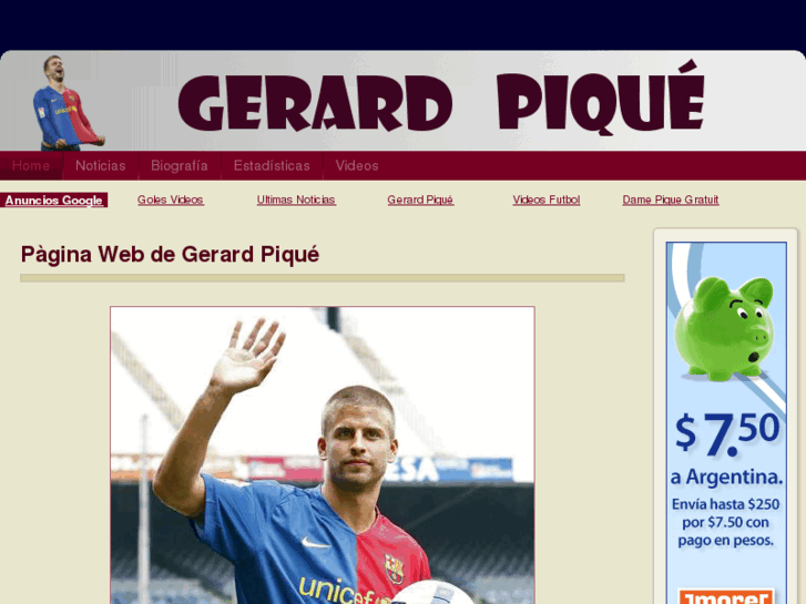 www.gerardpique.es