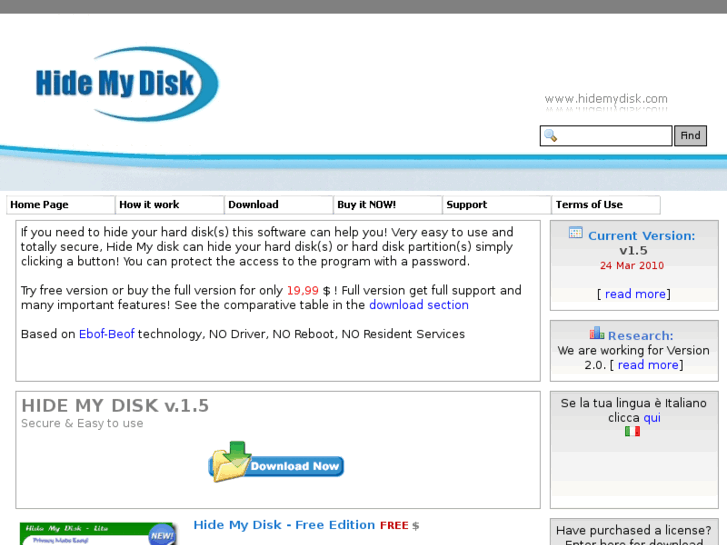 www.hidemydisk.com