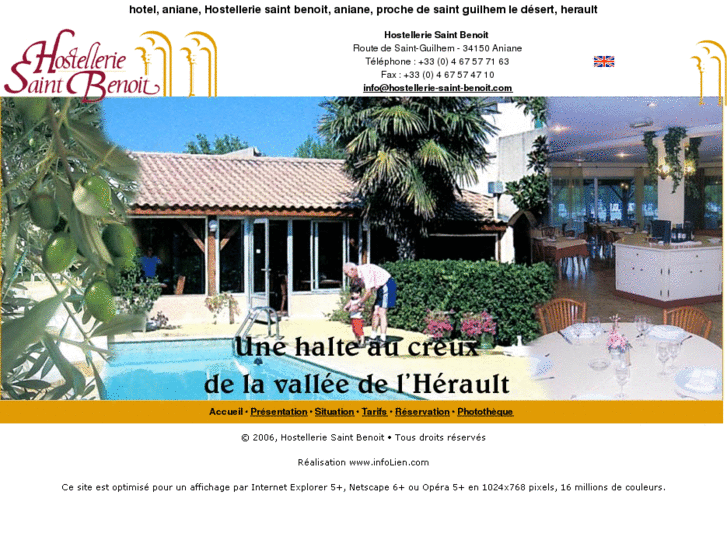 www.hostellerie-saint-benoit.com