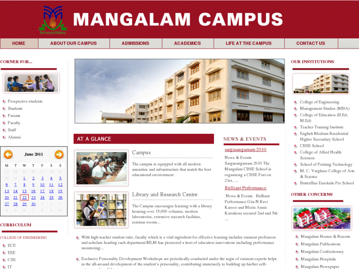 www.mangalamcampus.com