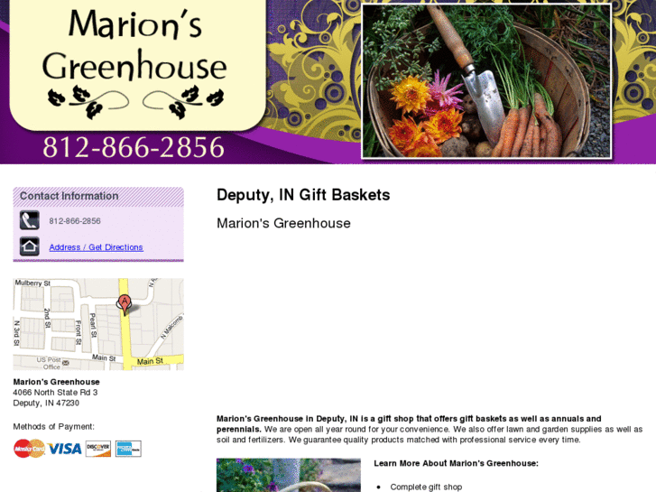 www.marionsgreenhousellc.com