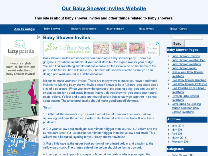 www.ourbabyshowerinvites.com